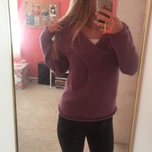 Purple sweater